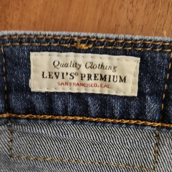 Levi's Vintage Blue Denim Rare Big E Lot 502 Jeans 33X32. - Picture 7 of 14